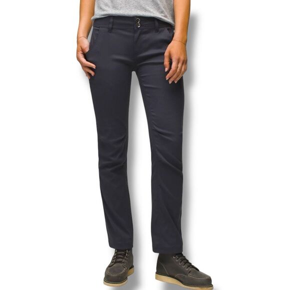 NWT prAna Halle Straight Pant Women’s Size 8 Regular In Coal - Picture 2 of 7